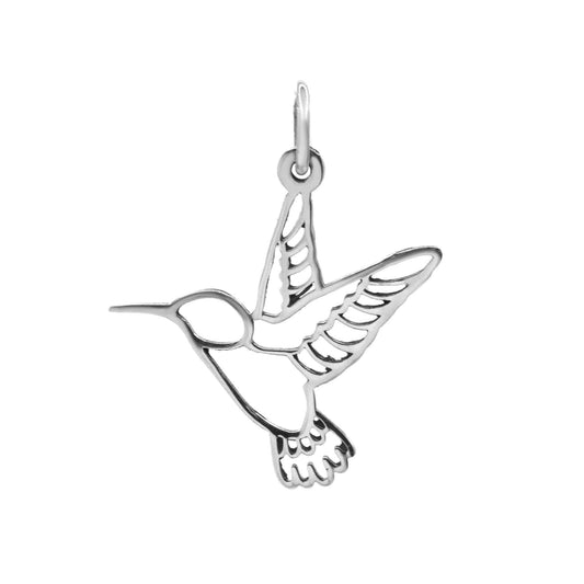 Colgante de Plata Figura de Colibrí