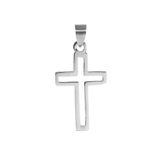 Colgante de Plata Figura de Cruz Abierta 3,2cm