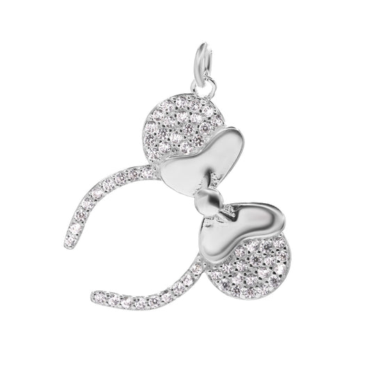 Colgante de Plata Figura Minie Mouse con Circones