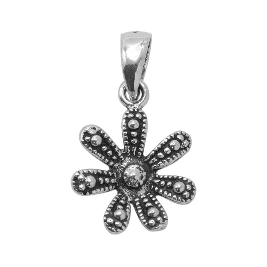 Colgante de Plata Flor Margarita