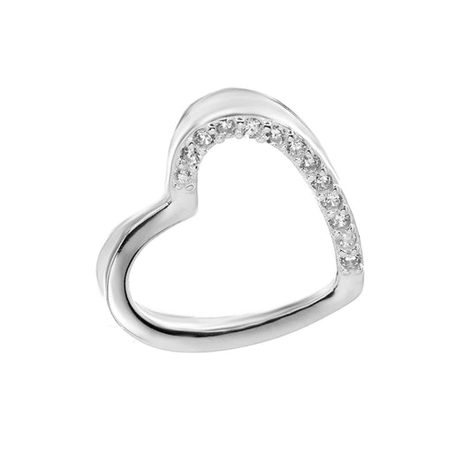 Colgante de Plata - Corazón con Circones