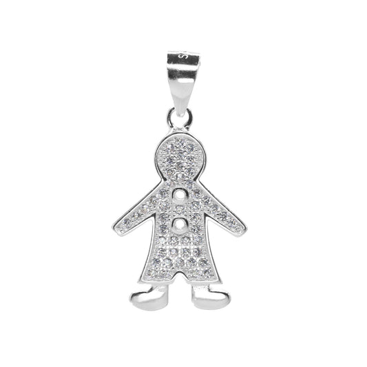 Colgante de Plata - Niño con Circones