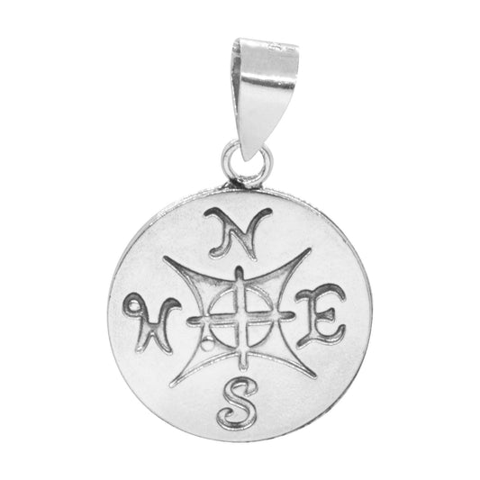 Colgante de Plata Puntos Cardinales