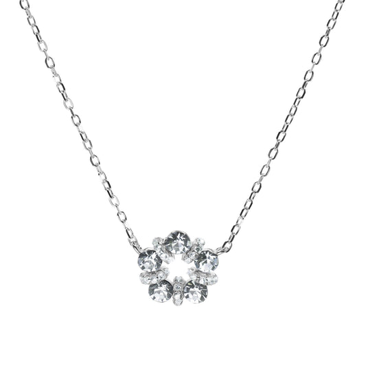 Collar de Plata - Mixto Circulo con Circones