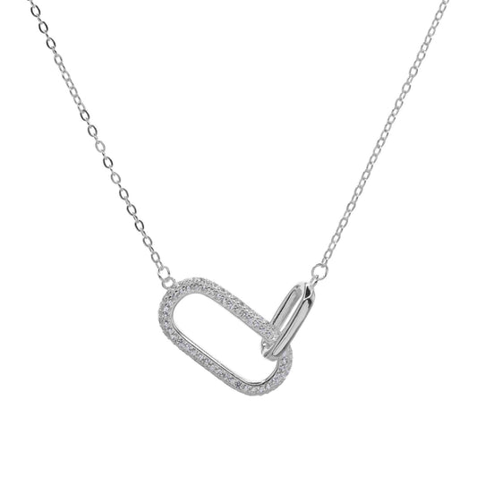 Collar de Plata - Eslabones con Circones