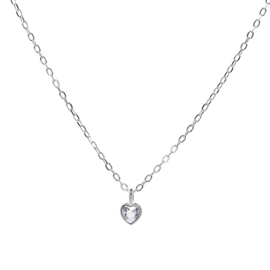 Collar de Plata - Punto de Luz Corazón