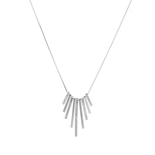 Collar de Plata - Cascada con Circones