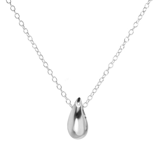 Collar de Plata - Gota Lisa