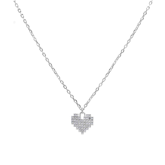 Collar de Plata - Plaqueta Corazón
