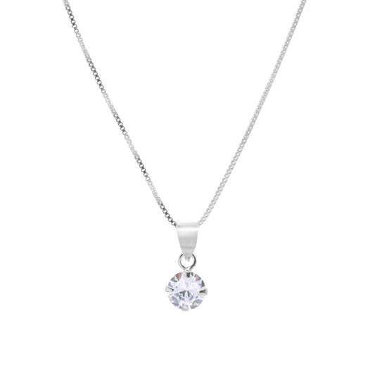 Collar de Plata Punto de Luz 40 cm