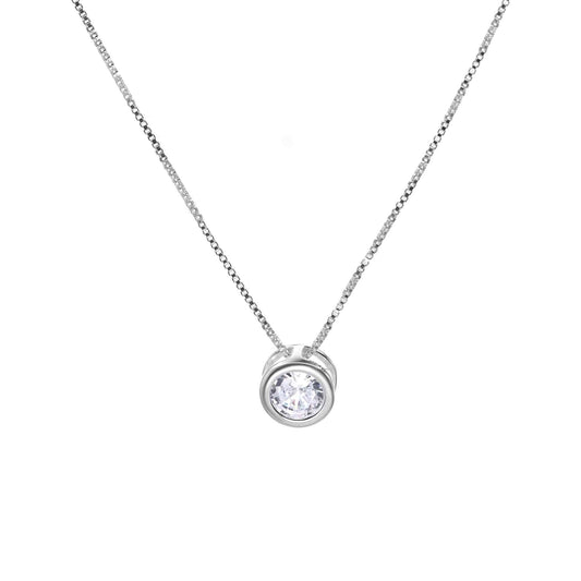 Collar de Plata Punto de Luz 40 cm