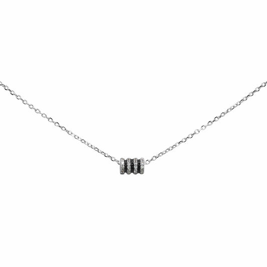 Collar de Plata Rueda de Circones