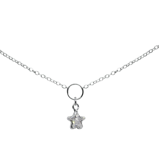 Collar Estrella con Circón Choker