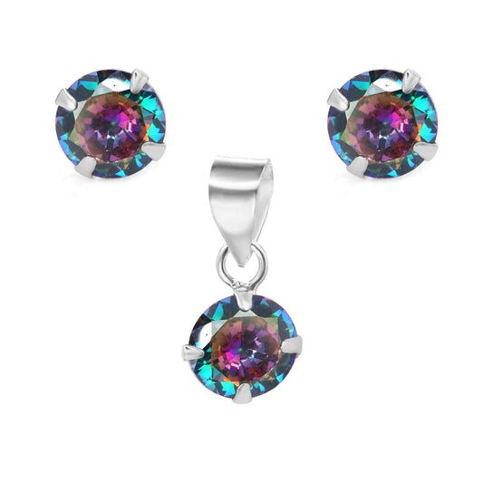 Conjunto de Plata Circones Místicos 6 mm