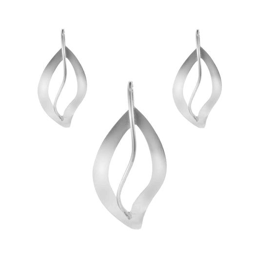 Conjunto de Plata - Hojas