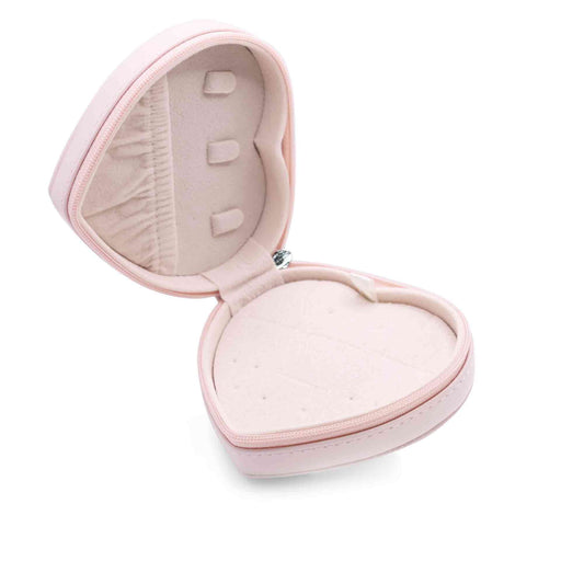Joyero Mixto Corazón Color Rosa Pastel