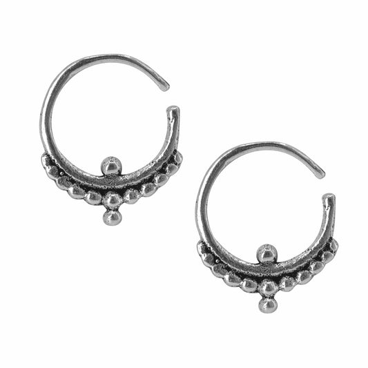 Piercing de Plata Mini Esferas - Tribal 10 mm