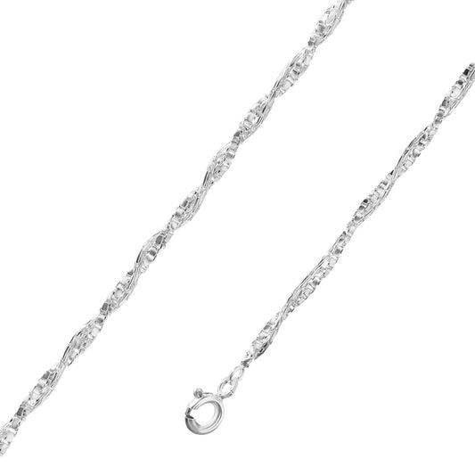 Pulsera de Plata - Doble Enrollado