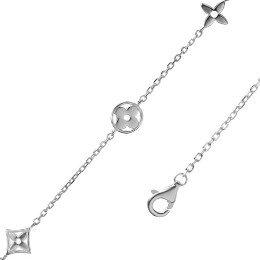 Pulsera de Plata - Figuras Lisas