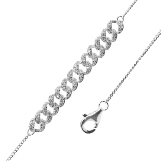Pulsera de Plata - Grumet con Circones