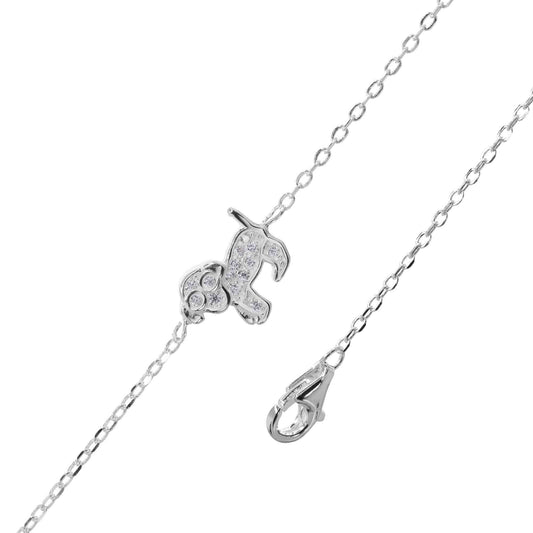 Pulsera de Plata - Perro Circón
