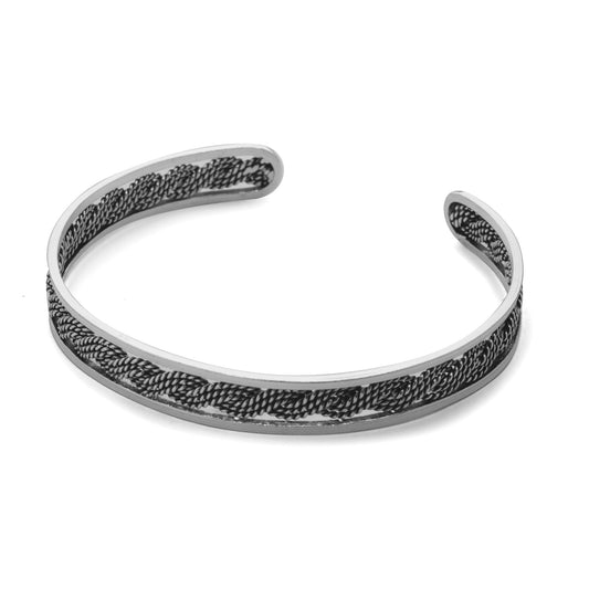 Pulsera de Plata Esclava con - Anudado
