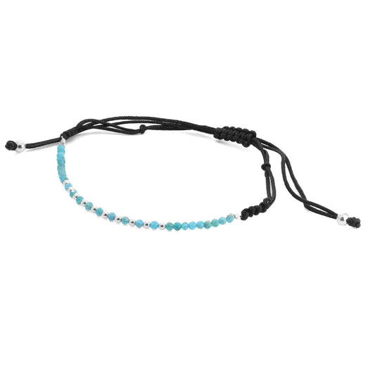 Pulsera de Plata Esferas de Plata y Ágata