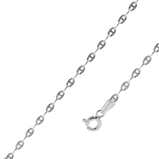 Pulsera de Plata - Biselado con Barra