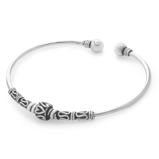 Pulsera de Plata - Esclava Tribal Corazón