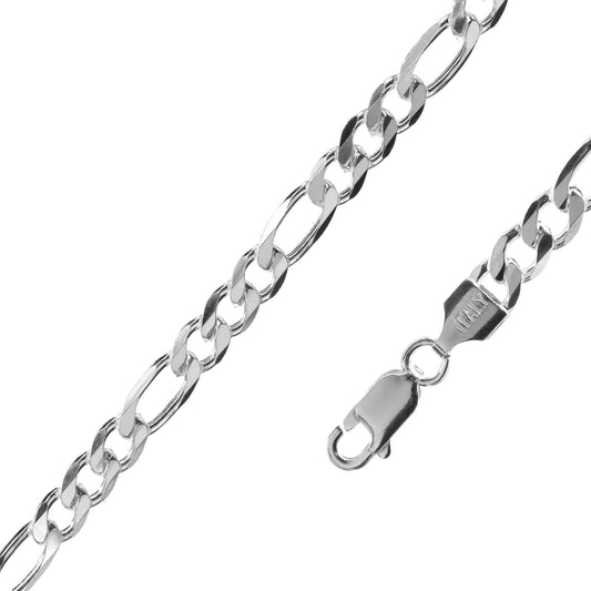 Pulsera de Plata - Cartier 22 cm 5.5 mm