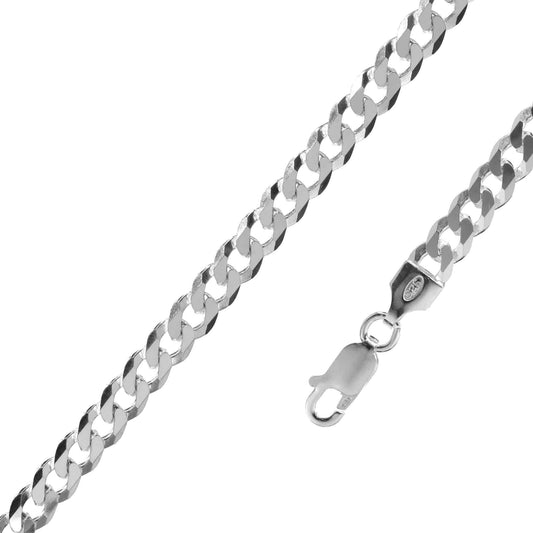 Pulsera de Plata - Groumet 21 cm