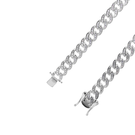 Pulsera de Plata - Grumet Circones con Broche Cajón