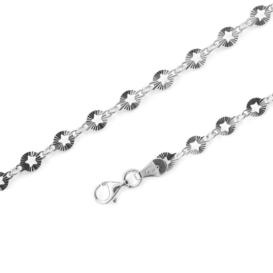 Pulsera de Plata Placas de Estrella