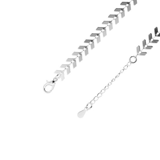 Pulsera Enchapada en Plata - Escama