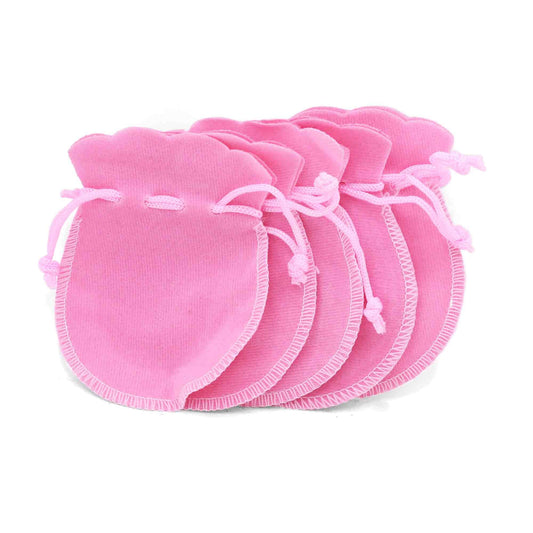 Set de Bolsas Terciopelo Color Rosa (5 UNIDADES)