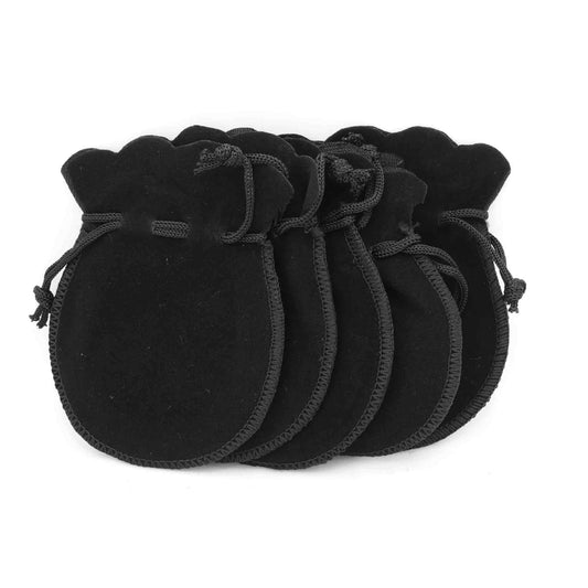 Set de Bolsas Terciopelo Negro (5 UNIDADES)